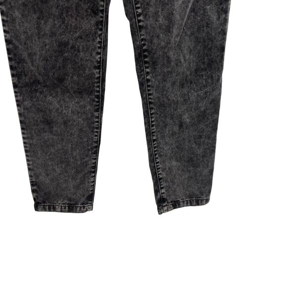 Sezane Austin Trousers Jeans Paperbag‎ Washed Black Denim Cotton Size 36 US 4 - Picture 5 of 11